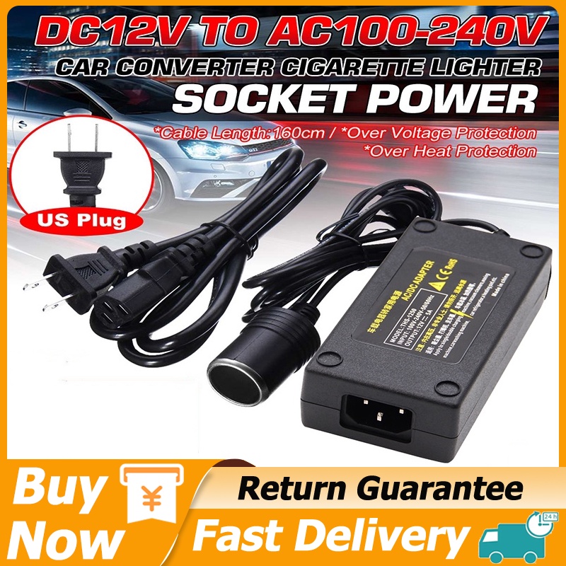 AC DC Adapter Car Charger Adapter Inverter 220V To 12V Air Compressor Charger Adapter Car Vacuum