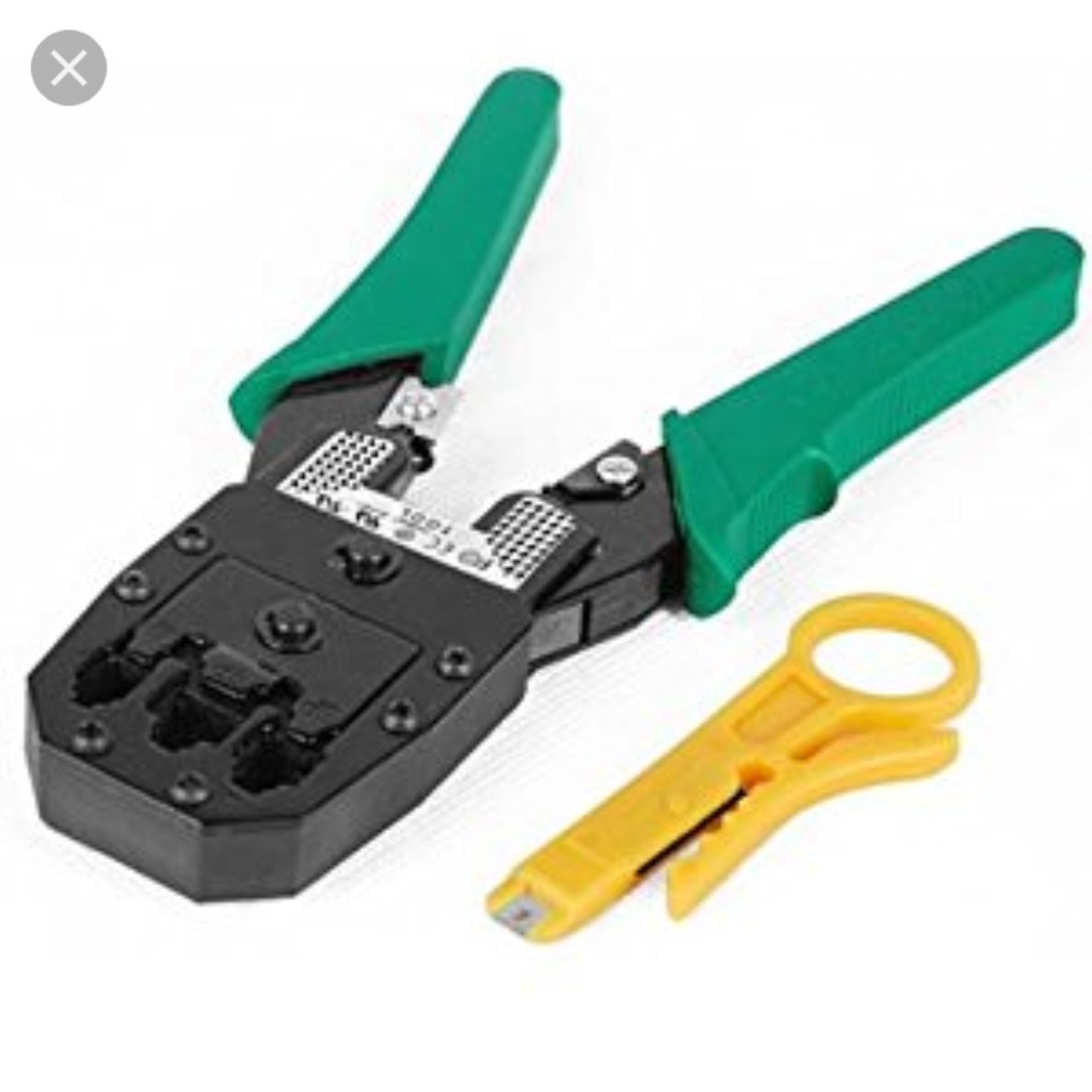 Crimping Tool Crimper For Network Rj45, Rj11, Rj12, 4P, 6P, 8P With