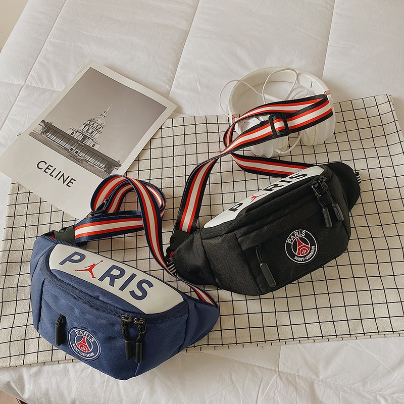 L) HIGH QUALITY AIR JORDAN X PSG Paris Saint German Waist Bag Crossbody