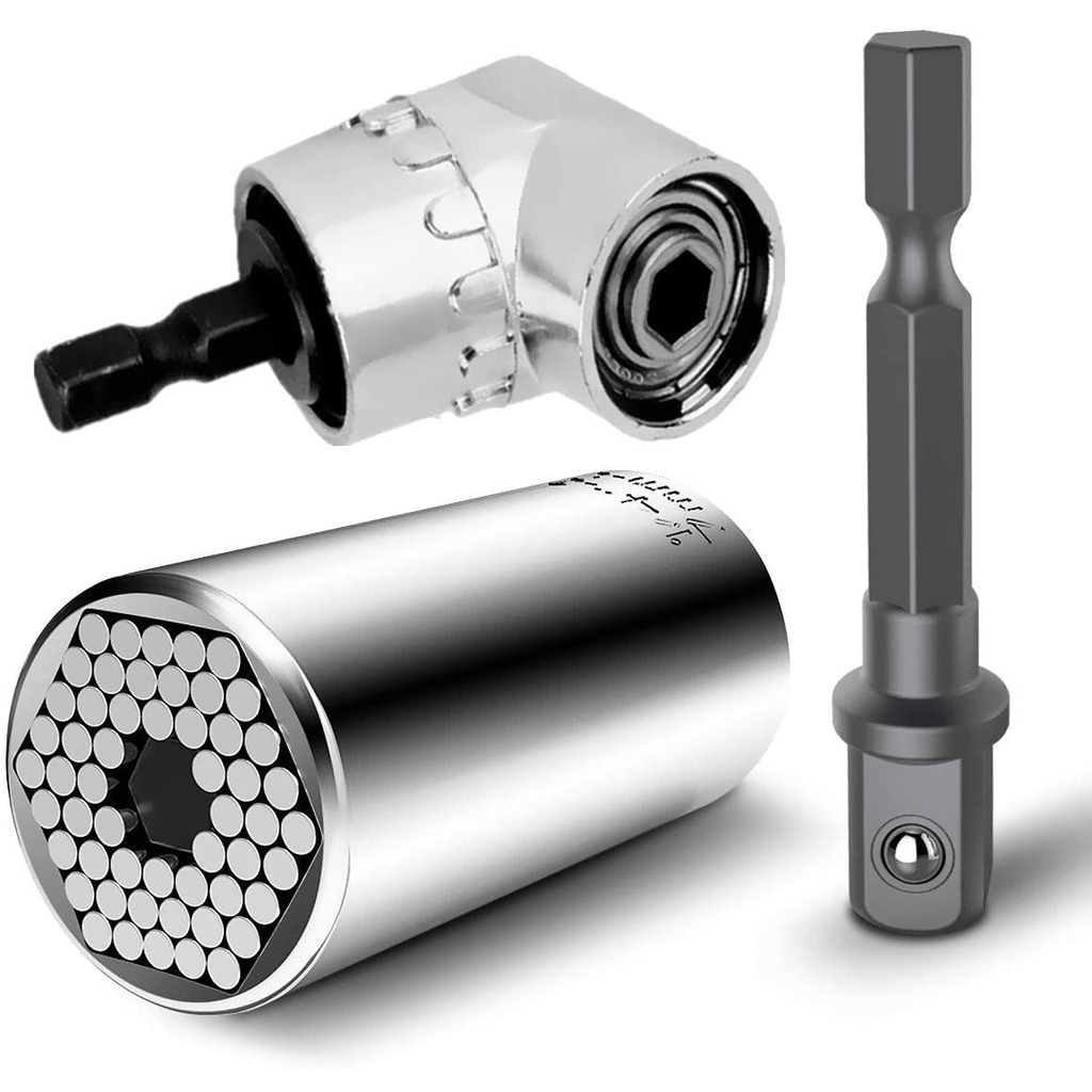 7mm19mm Ratchet Universal Sockets Metric Wrench Power Drill Adapter