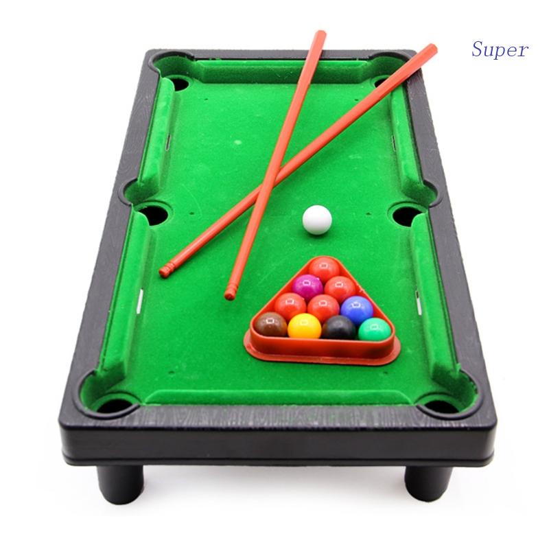 Super Mini Desktop Pool Table,Billiards Snooker Toy Game Set, Children