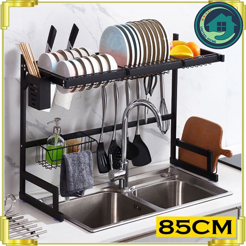 UNITED HOME Stainless steel kitchen shelf rack dishwasher chopstick