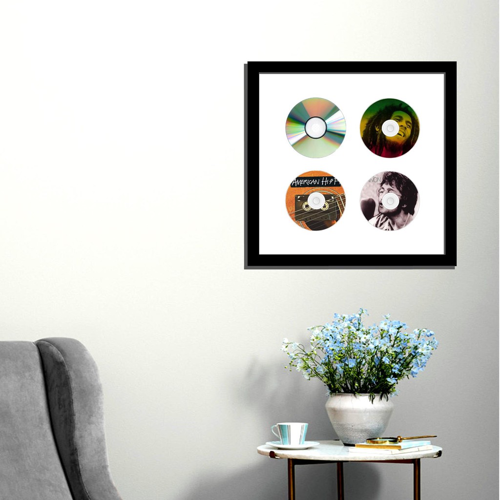 CD FRAME 4pcs CD DISC frame collage wall décor Shopee Philippines