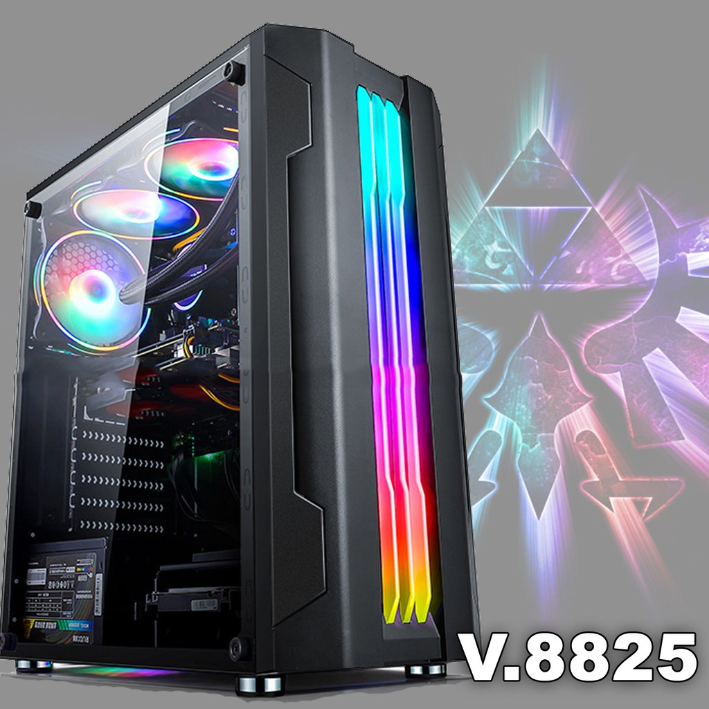 PC Gaming Case Mid Tower ATX MATX ITX (Model 8825