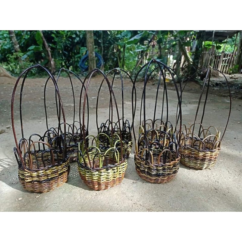 Hanging Native Plant Basket (Nito Curve Type) Shopee Philippines