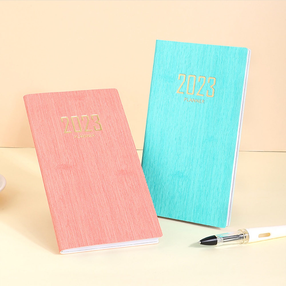 2023 A6 Notebook 365 Days Portable Pocket Notepad Daily Weekly Agenda