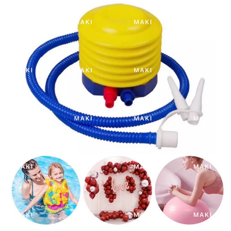 2 nozzle manual/foot air pump,inflatable tool,air inlet/outlet,balloon,swimming pool,yoga ball