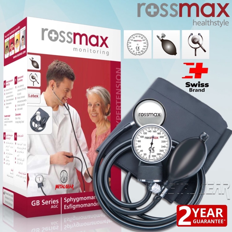 ROSSMAX GB SERIES AGC ANEROID SPHYGMOMANOMETER BLOOD PRESSURE WITH