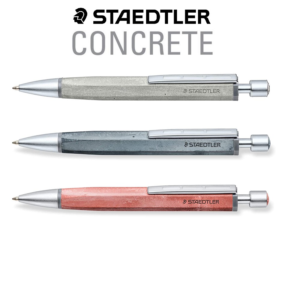 Staedtler Concrete Ballpoint Pen Oilbased 0.7mm Holiday School Office