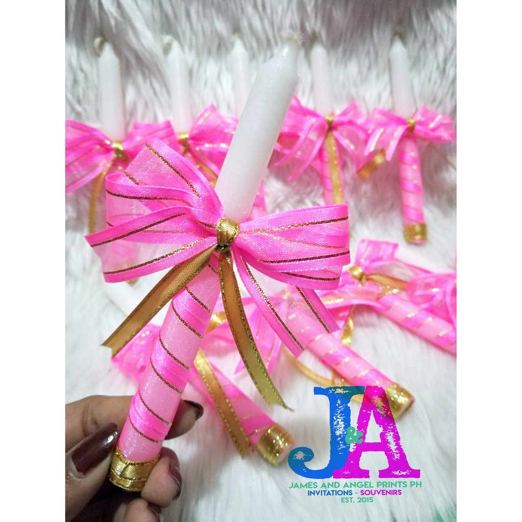 Baptism Theme Candles Shopee Philippines