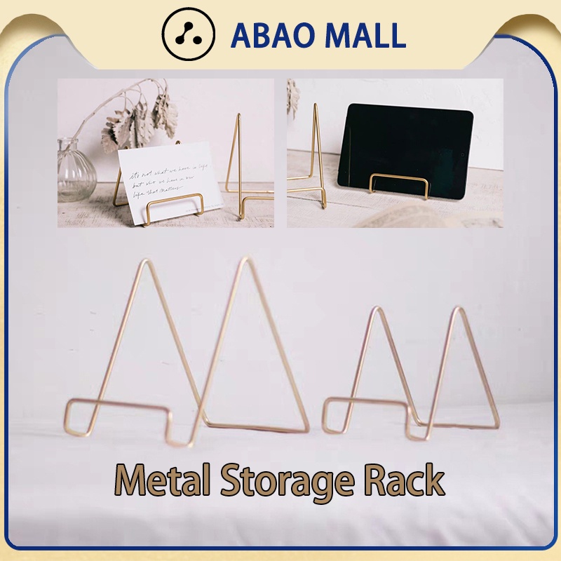 Iron Art Display Stand Geometric Display Storage Stand Photo Decorative