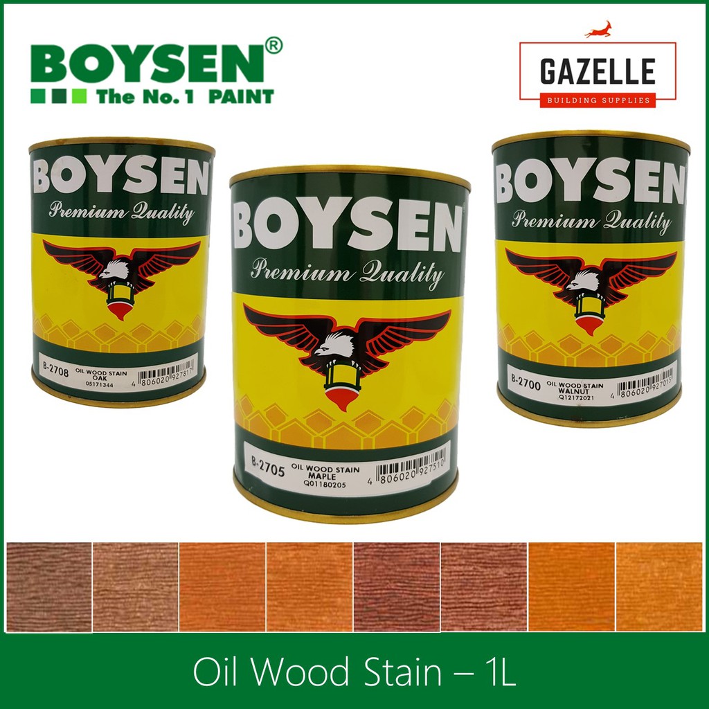 Original Boysen Oil Wood Stain 1L Shopee Philippines
