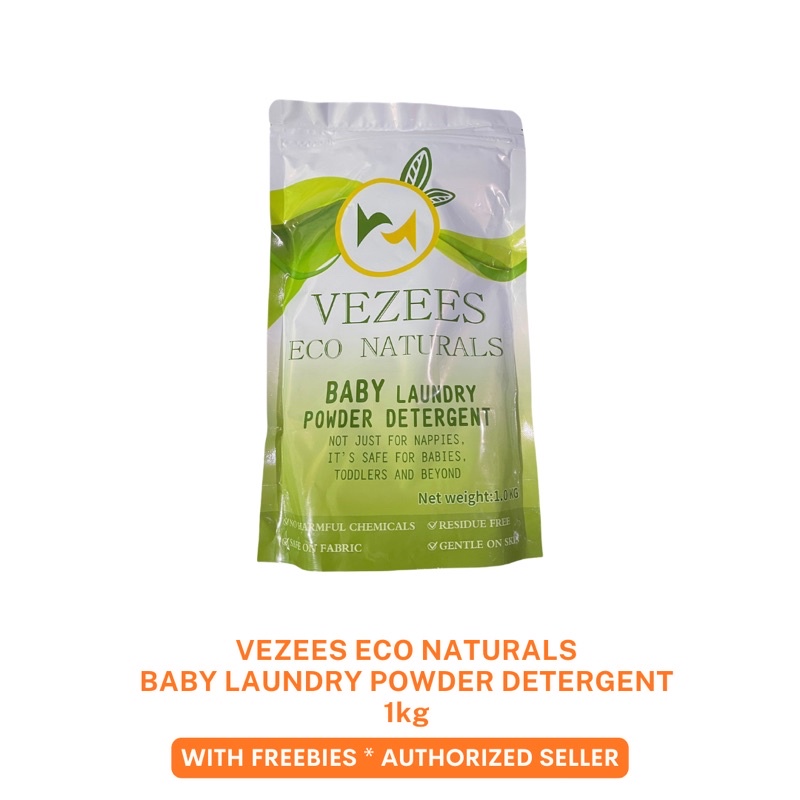VEZEES ECO NATURALS BABY LAUNDRY POWDER DETERGENT 1 Kilo Shopee