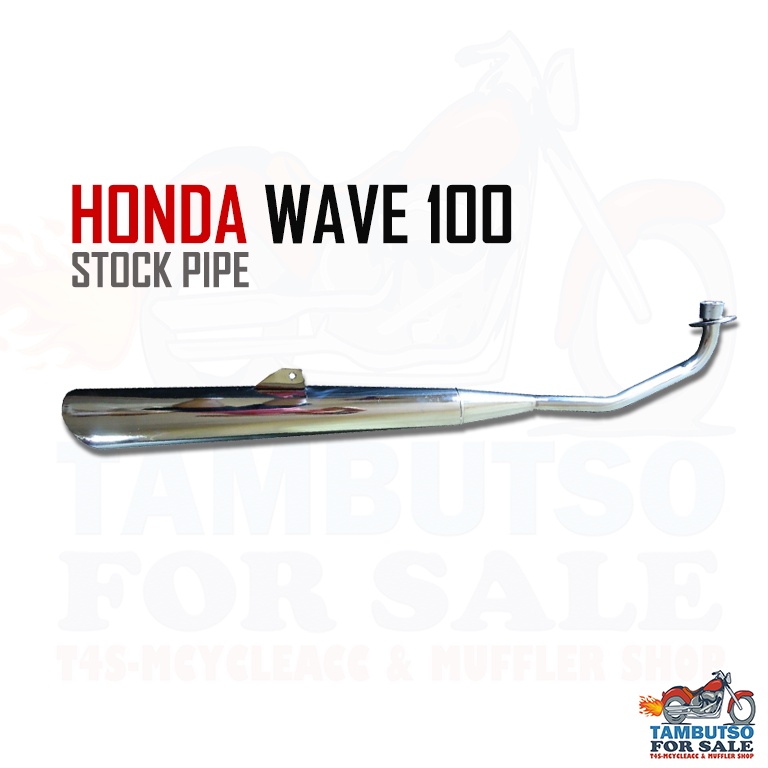 Honda Wave 100 Stock Pipe Type Muffler for Wave 100 Exhaust pipe