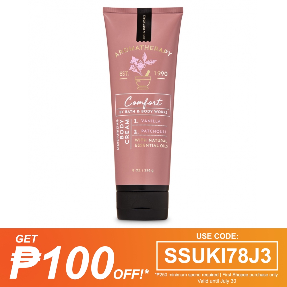 Bath and Body Works Aromatherapy Comfort Vanilla Patchouli Moisturizing