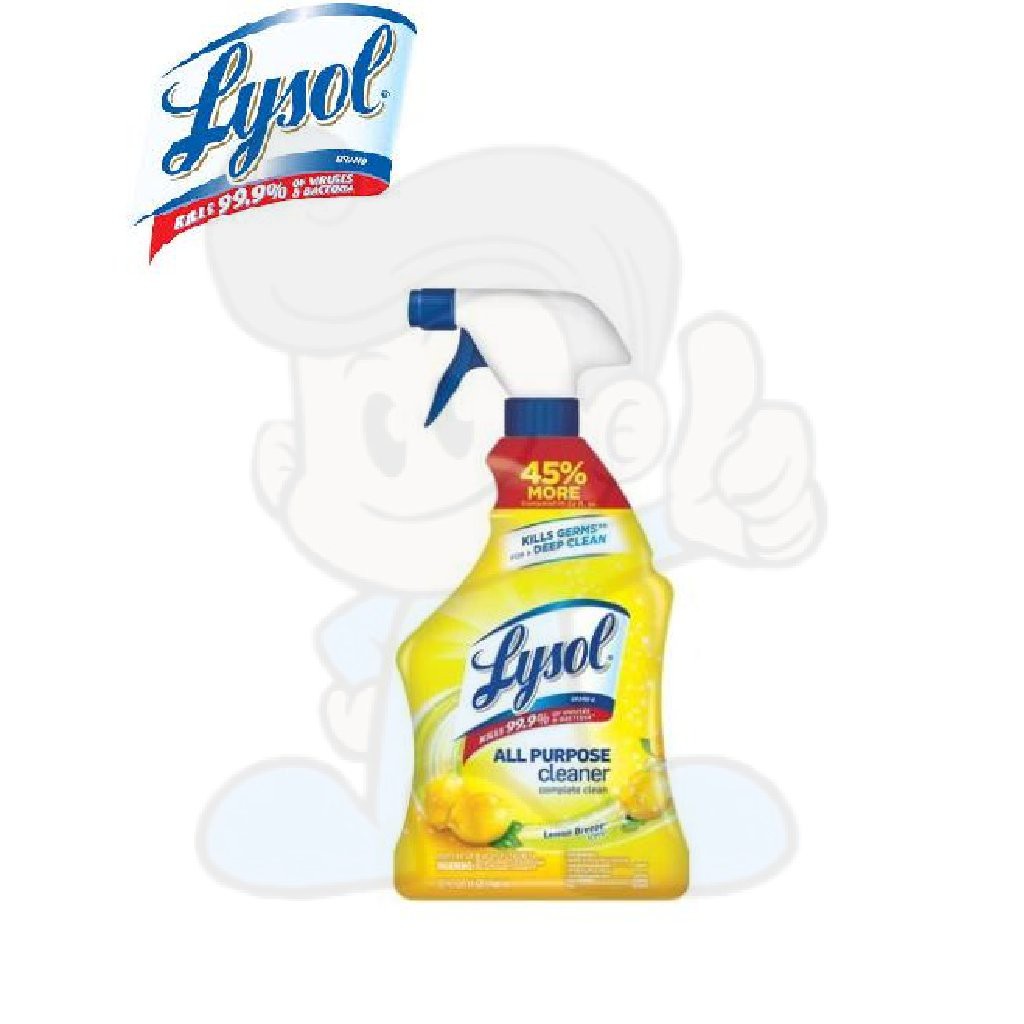 Lysol All Purpose Cleaner Spray, Lemon Breeze, 32oz Shopee Philippines