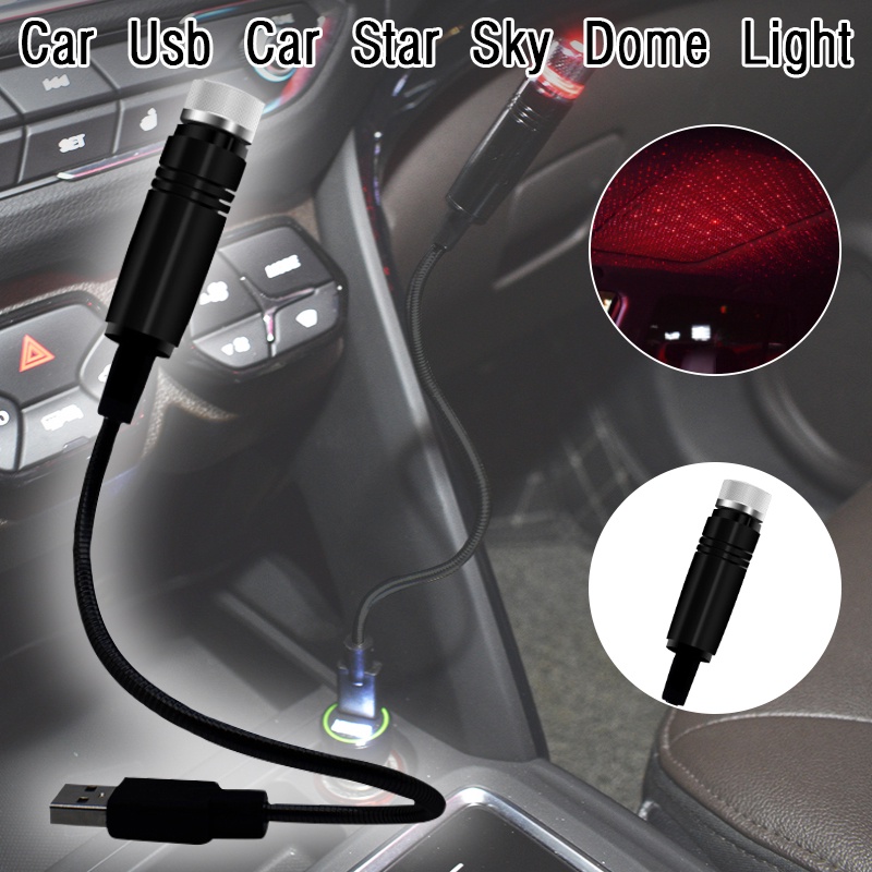 NewCar usb car star sky dome light modified interior projection lamp