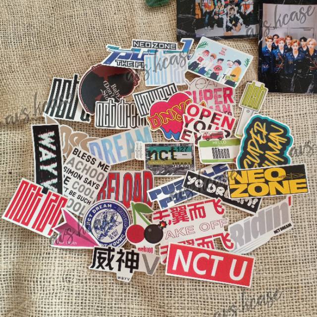30 Pcs Vinyl NCT Laptop Sticker for Decoration Shopee