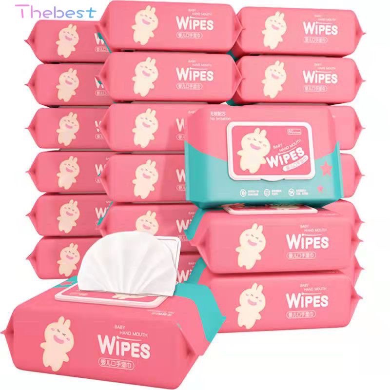 10 PCK Baby Wipes 80sheets Per Pack convenient portable wipes Shopee