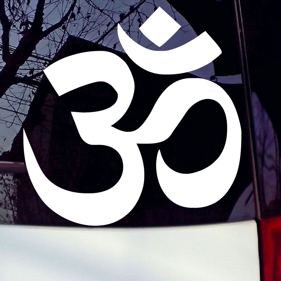 OM AUM SYMBOL YOGA Car Truck Boat Window Bumper Vinyl Decal Sticker JDM
