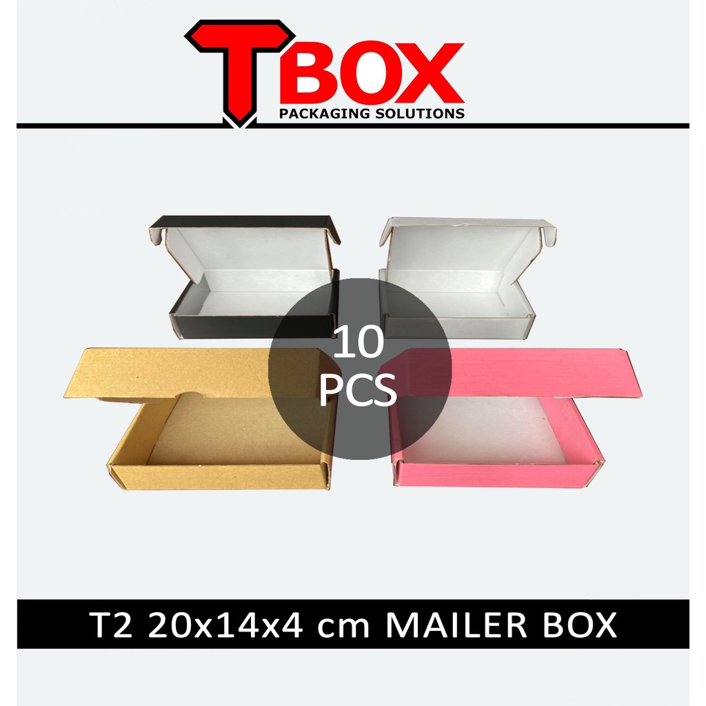 10 pcs T2 Carton box corrugated packaging Kraft Lowest price/ Brown