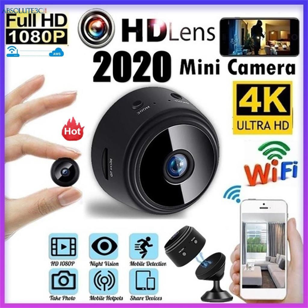 100 Authentic♛ Ready Stock 1080P HD Mini Spy IP WIFI Camera Wireless