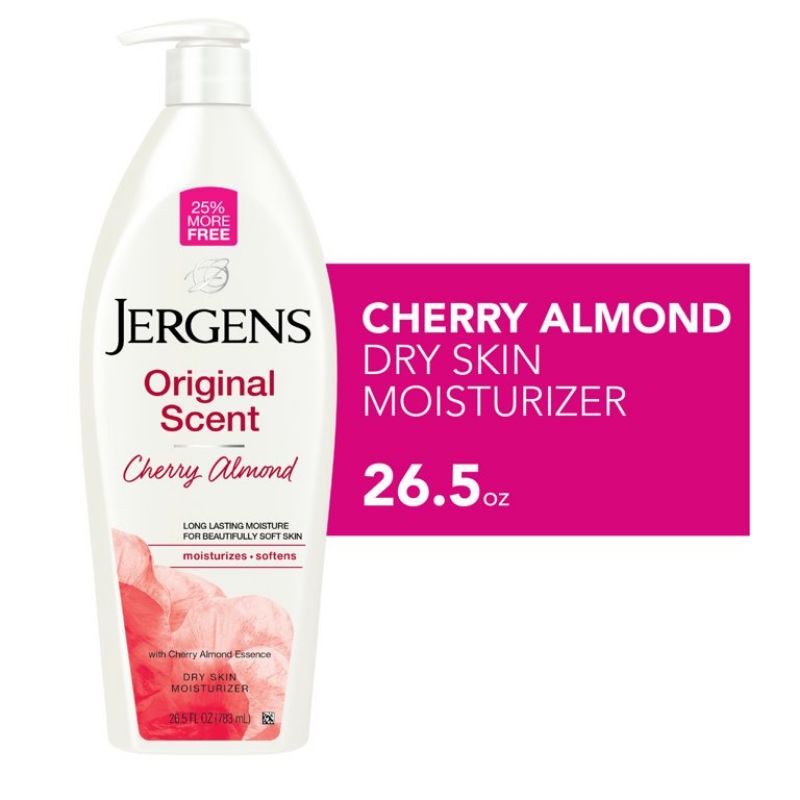 Jergens Original Scent Dry Skin Moisturizing Body Lotion, Cherry Almond, 783 ml Shopee Philippines