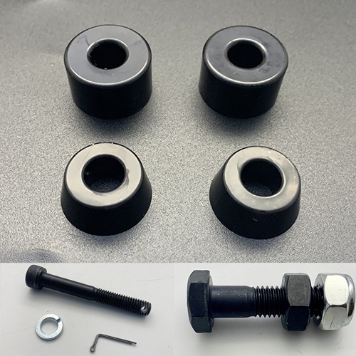 Truck S7 accessories, complete formula, long play formula King Pin, double bolts, spring axle