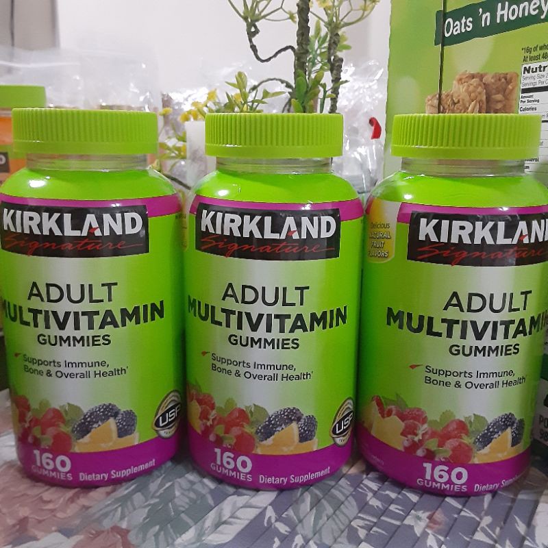 Kirkland Signature Adult Multivitamins Gummies 160 Gummies Shopee