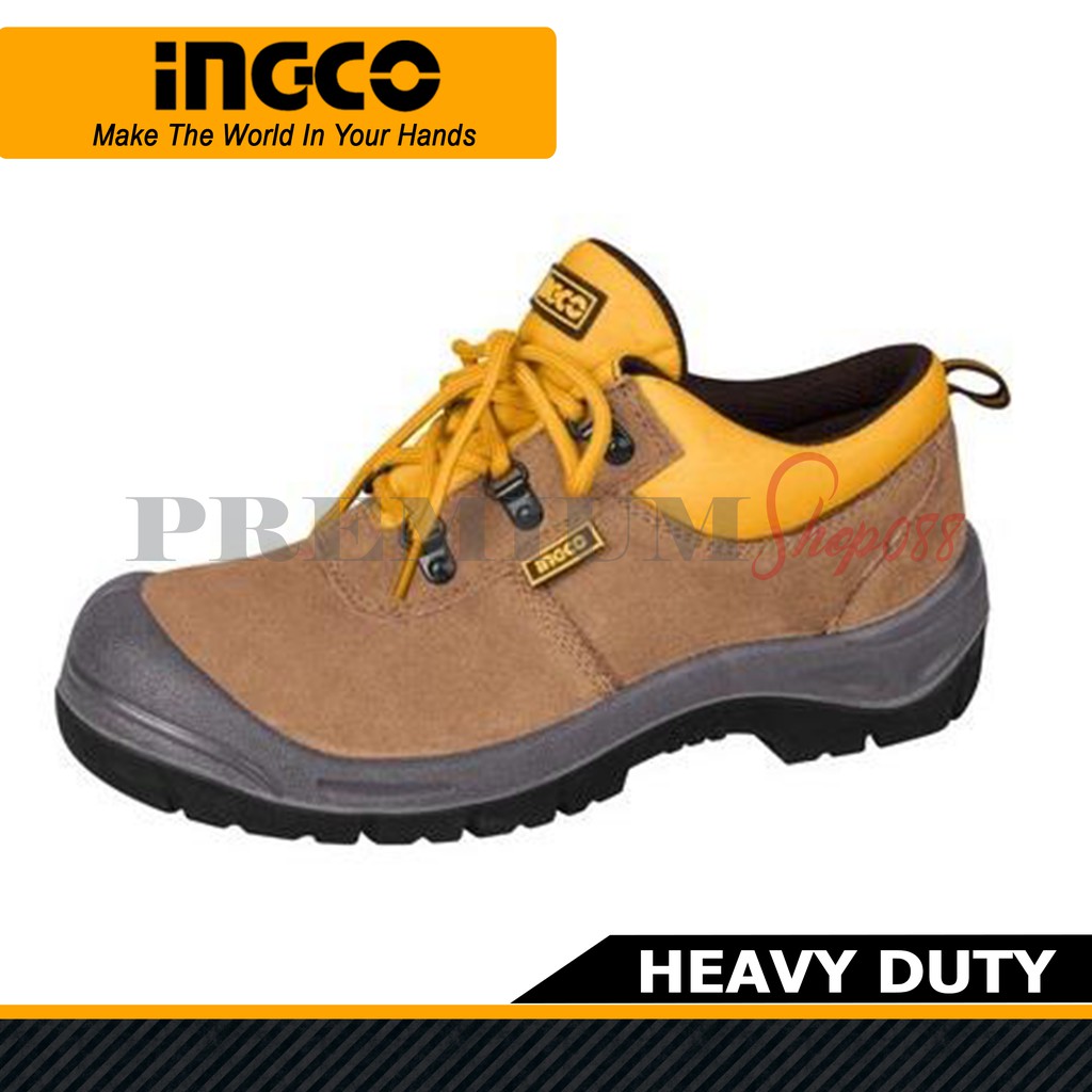 Ingco Safety Construction Shoes Steel Toe Cap Shopee Philippines
