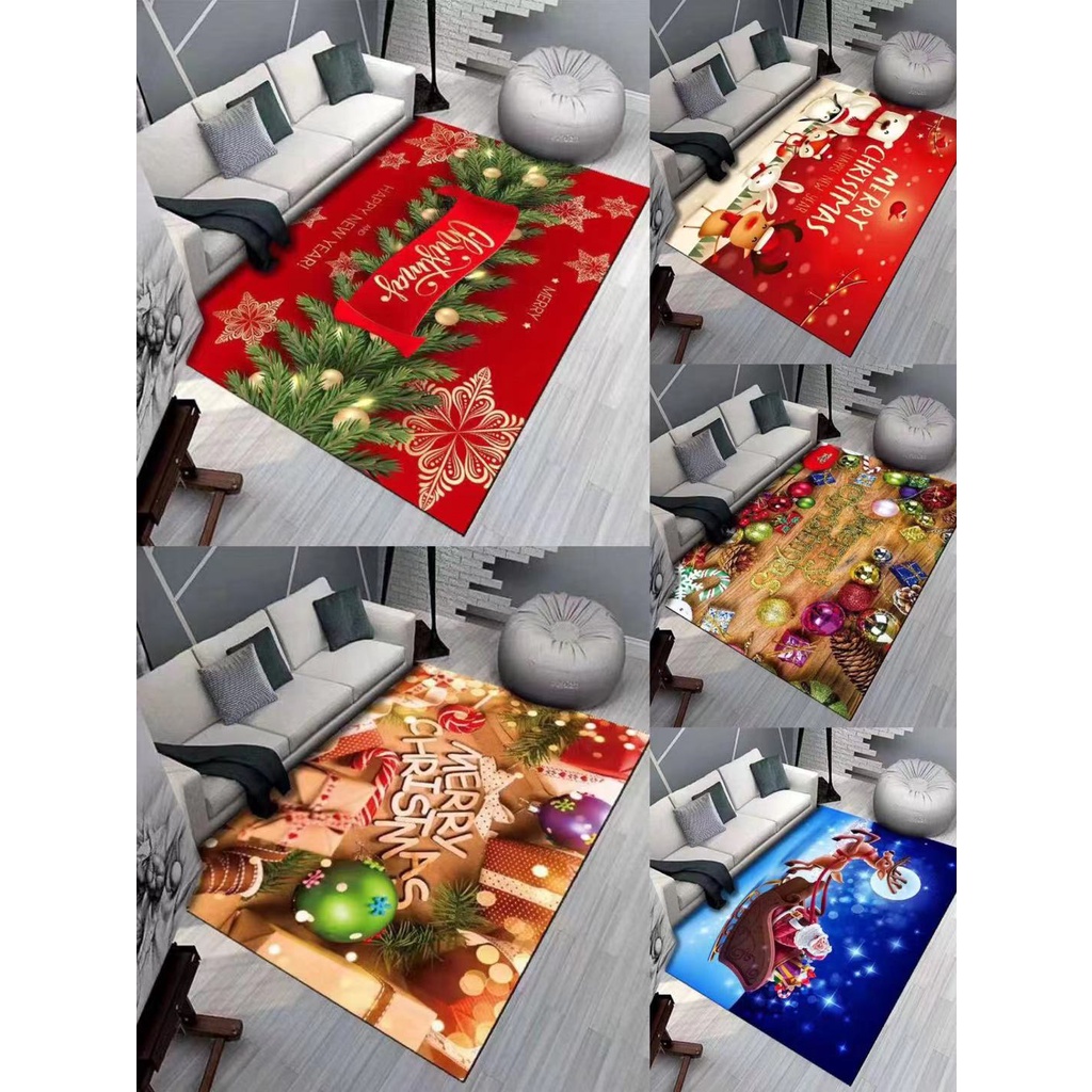 abbc.ph Red Truck Snowy Cardinals Living 3D Printed Rugs Mat Rugs Anti