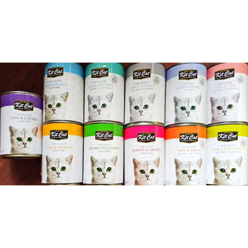 Kitcat Super Premium Can Cat Food Grain Free 400g Wet Food Shopee