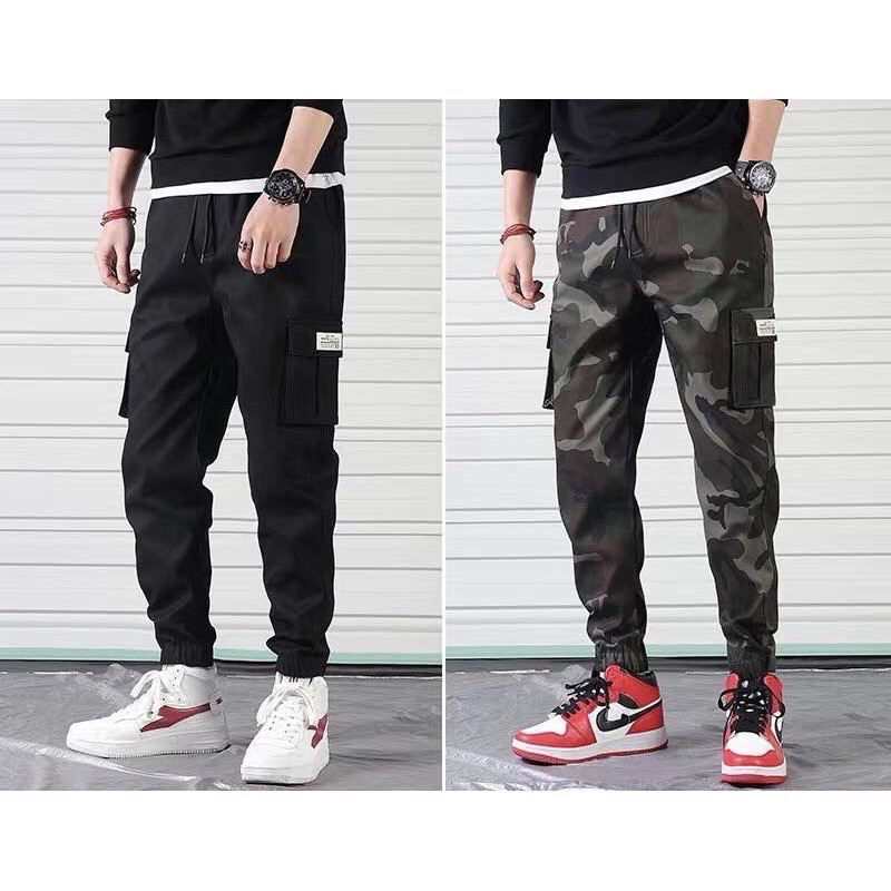 Cargo pants jogger pants 6pocket pants for unisex Shopee Philippines