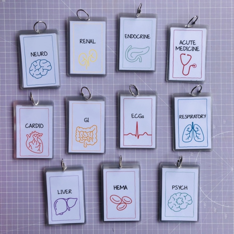 Medicine flashcards bundle maktub_flashcards Shopee Philippines