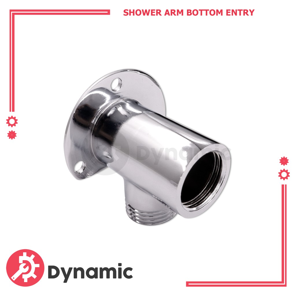 Stainless Rain Shower Wall Mount Extension 1/2 NPT External Inlet Wall