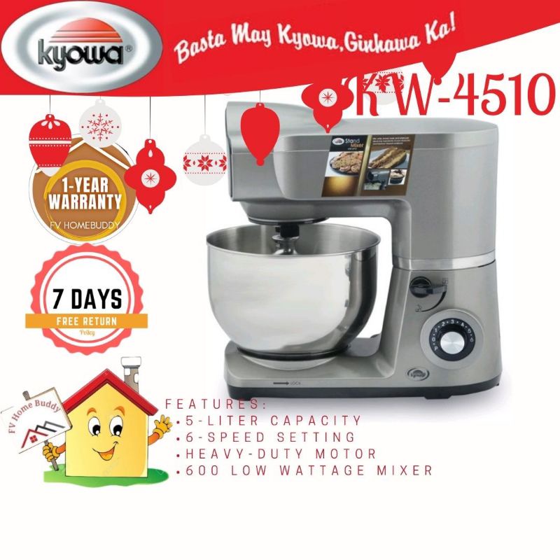 Kyowa Stand Mixer KW4510 5L Brand New, Original & Genuine KW 4510