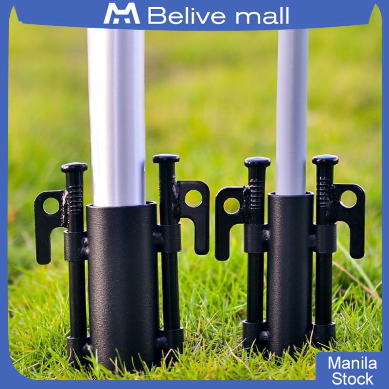Camping Tent Pole Holder Fixed Tube Bracket Tent Flysheet Pole Tarp