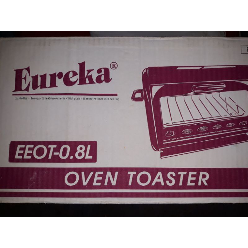 EUREKA Oven Toaster (Model EEOT 0.8L) Shopee Philippines