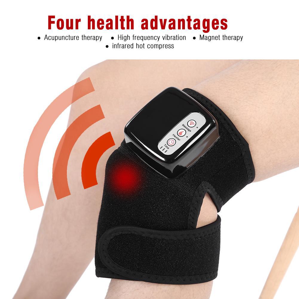 Electric Heating Vibration Knee Brace Massage Therapy Legs Shopee