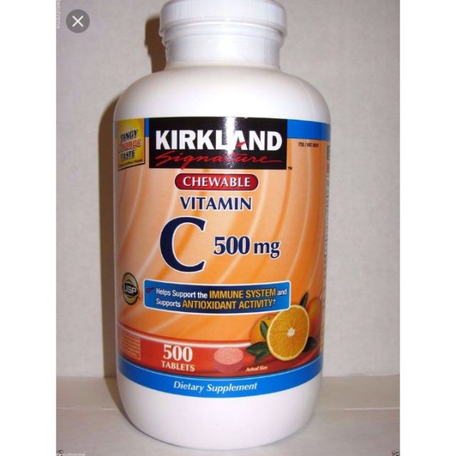 Kirkland Vitamin C 500mg 500tablets Shopee Philippines