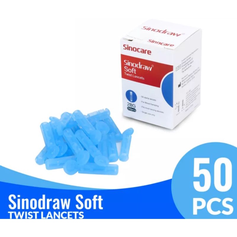 SINOCARE LANCET ONLY 50 PCS Shopee Philippines