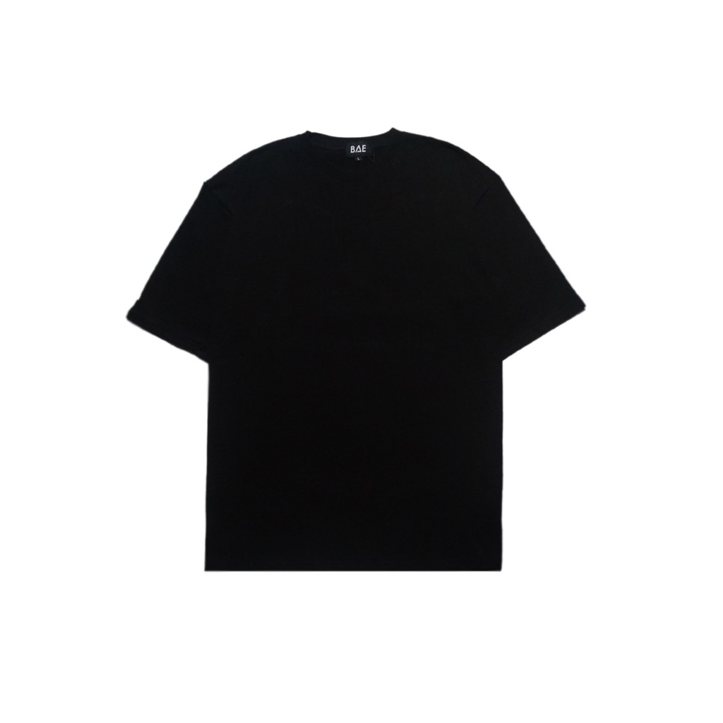 Bae Oversized Basic Black Tshirt Shopee Philippines