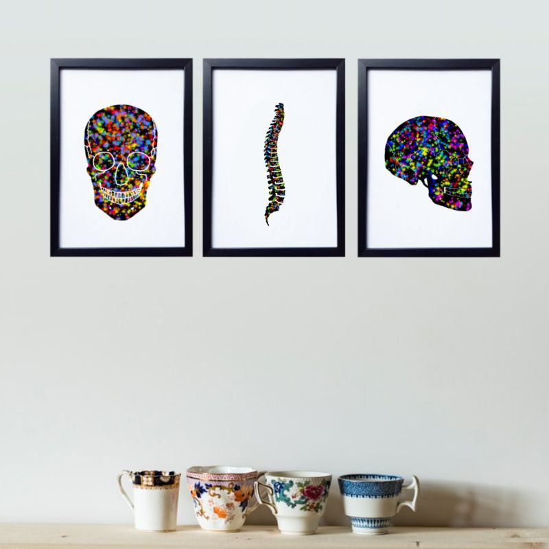 Bone Art Medical Painting Anatomy Painting Wall Decor Doctor