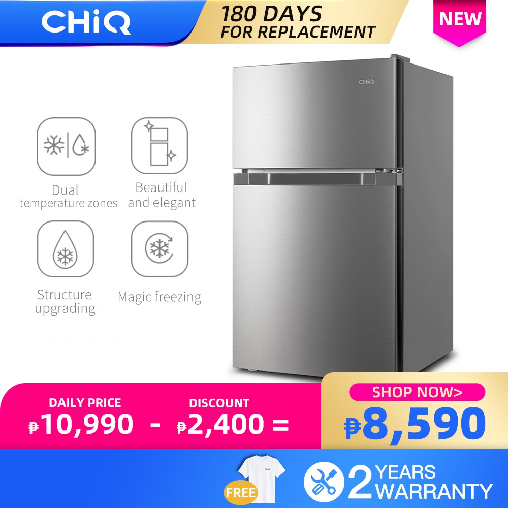CHiQ CTM04DI 3 cu.ft Refrigerator Direct Cool Mechanical Control