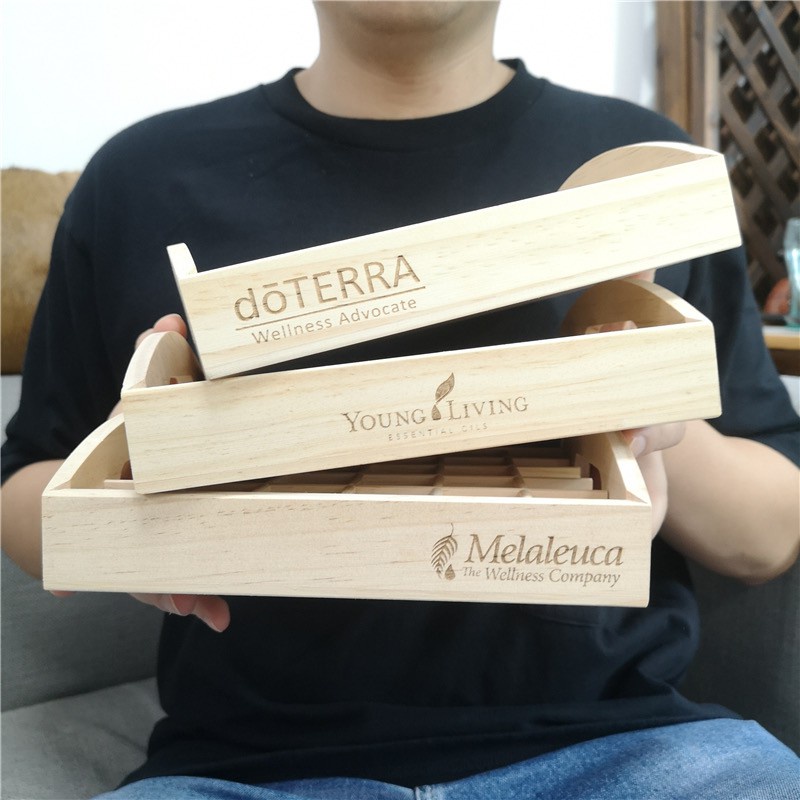 Essential Oil Storage Box/ Essential Oil Wooden Box & Rack / Young