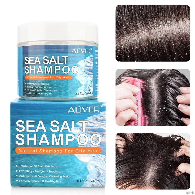 Sea Salt Shampoo Anti Dandruff Hair Treatment Shampoo For Scalp Itching
