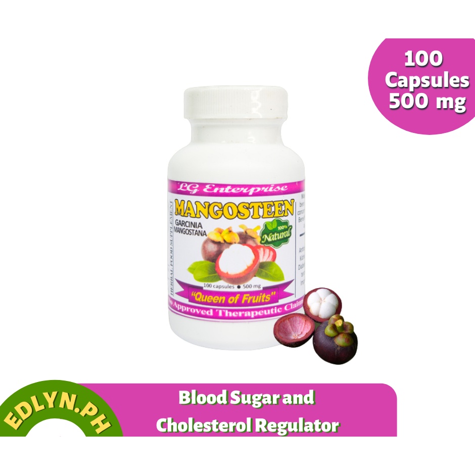 Mangosteen Boosts Heart Health 500mg x 100 capsules Shopee