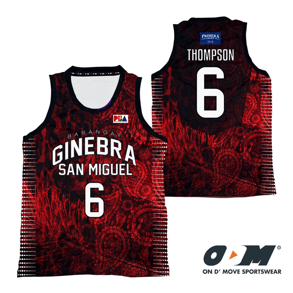 Scottie Basketball Jersey Thompson Ginebra X ODM Jersey for Men