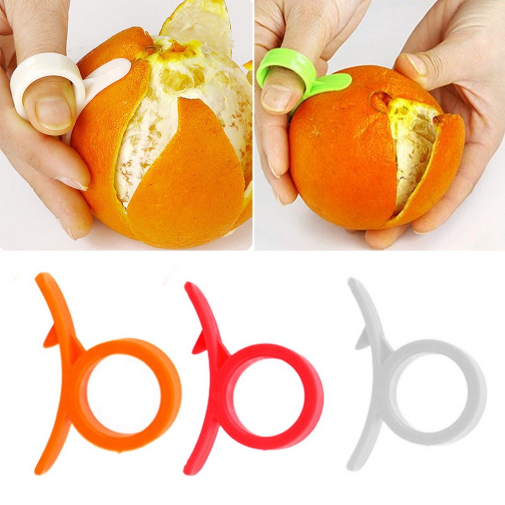 Plastic Orange Peelers Zesters Lemon Grapefruit Fruit Slicer Opener