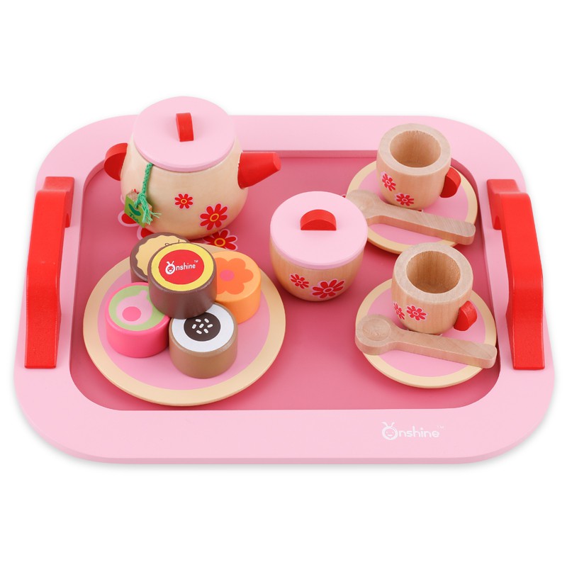 Tea Set Toy Wooden Toy with Accessories Shopee Philippines